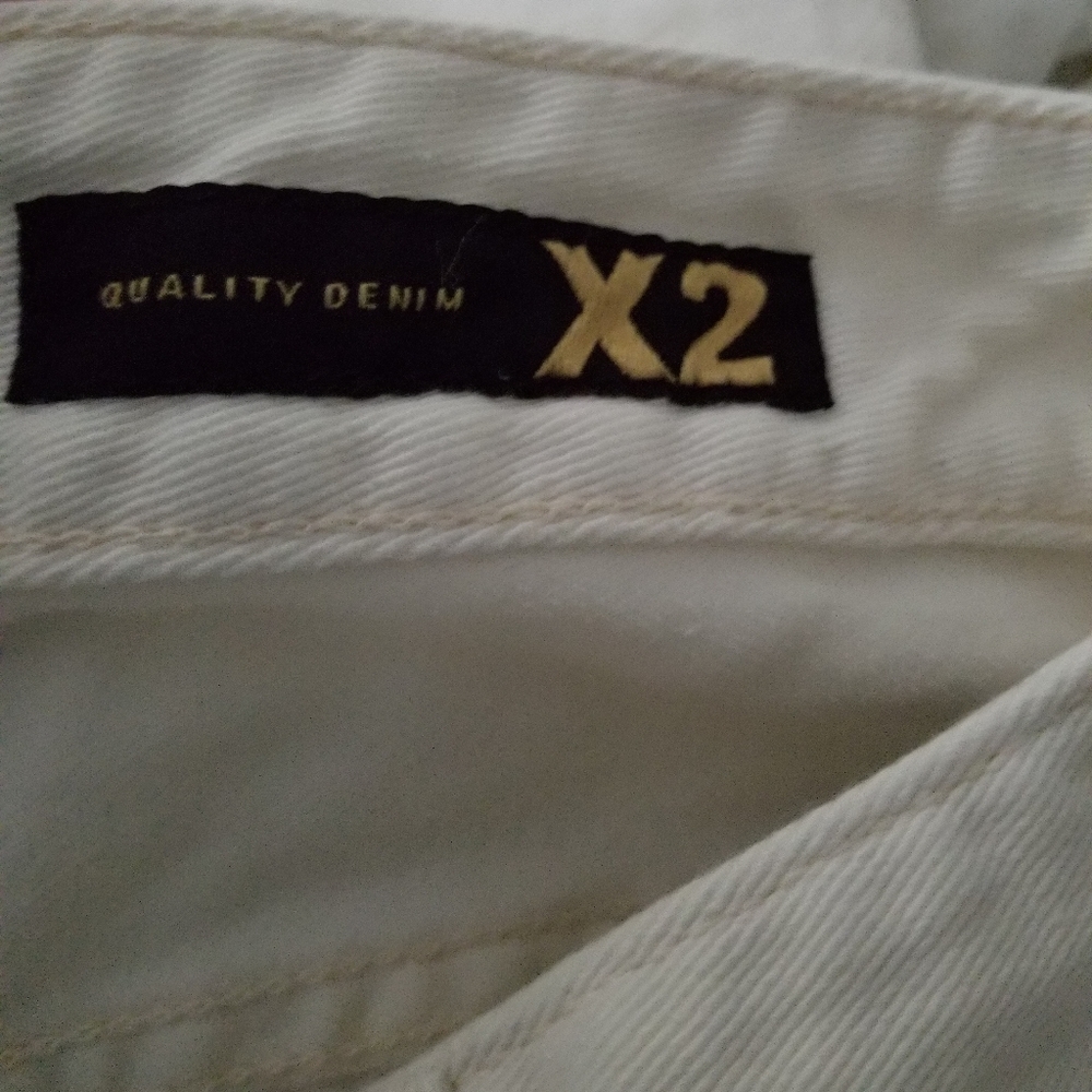 Vintage X2 Quality Denim Cream Jeans - Picture 3 of 4